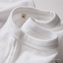 260GSM Plain Blank Summer High Quality Black White Cotton T-Shirt Breathable Carbon High End T Shirt for Men Women